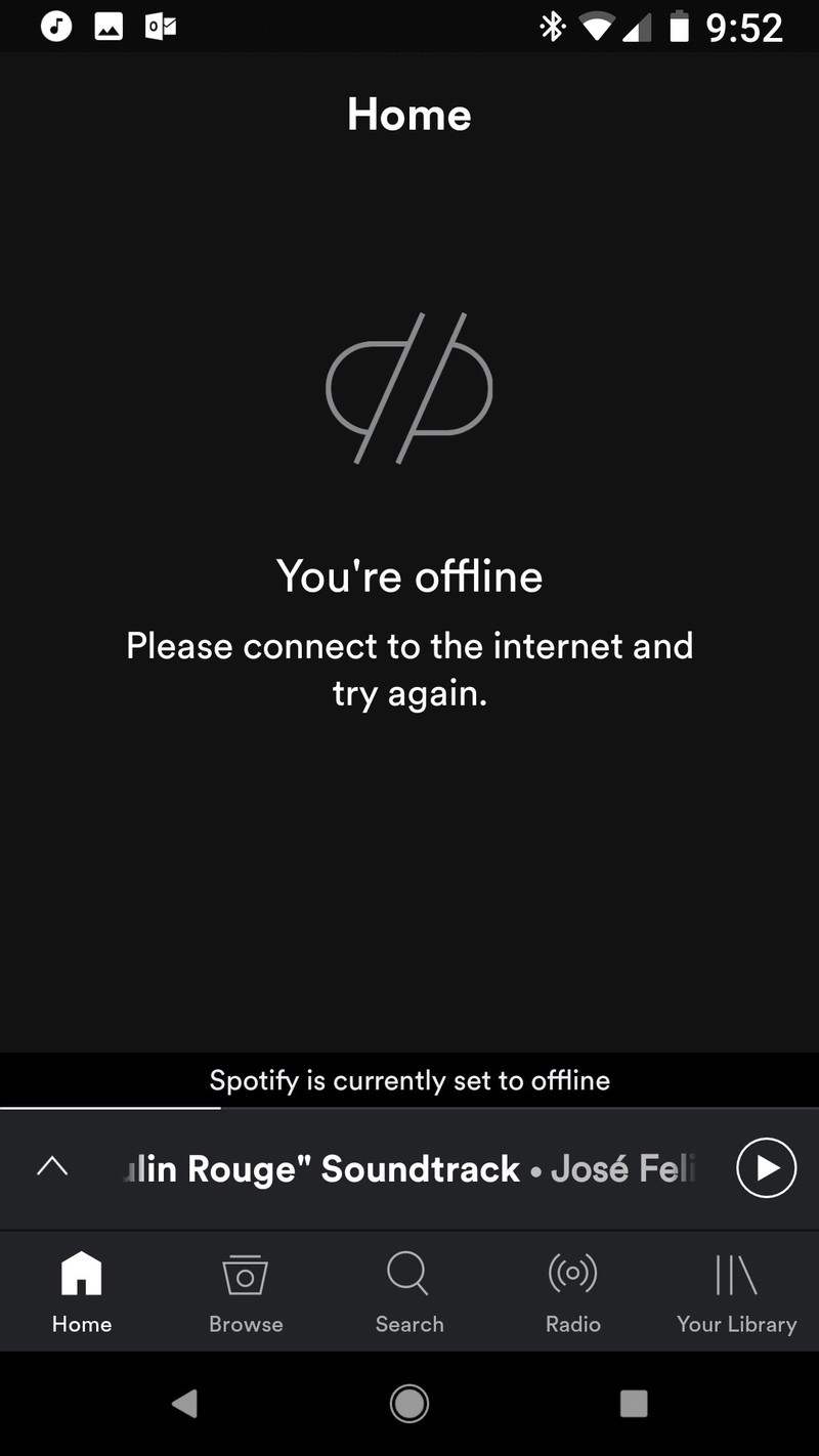 Spotify App Offline Mode